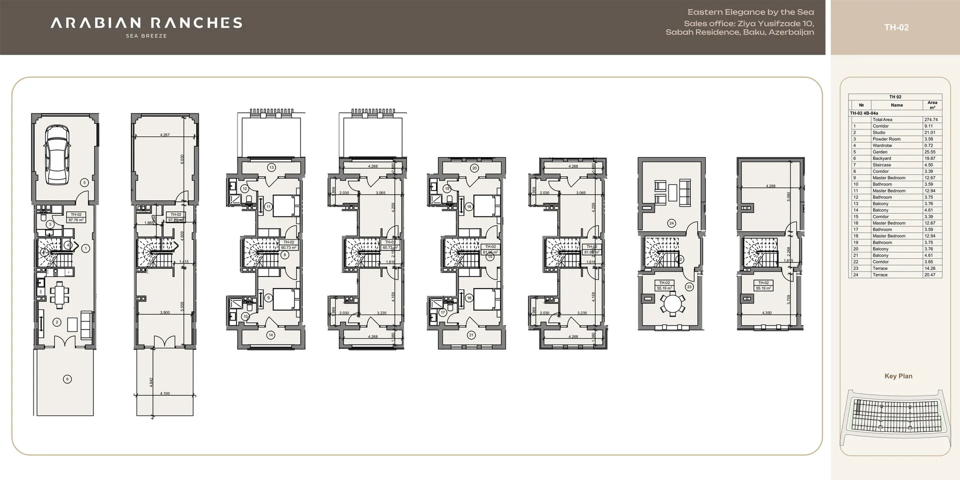 4 yatak odalı sıra ev — Sea Breeze, Bakü, Abşeron — 3/4