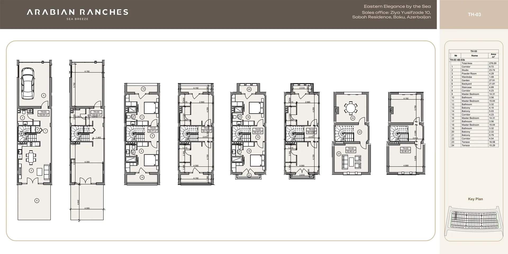 4 yatak odalı sıra ev — Sea Breeze, Bakü, Abşeron — 3/4