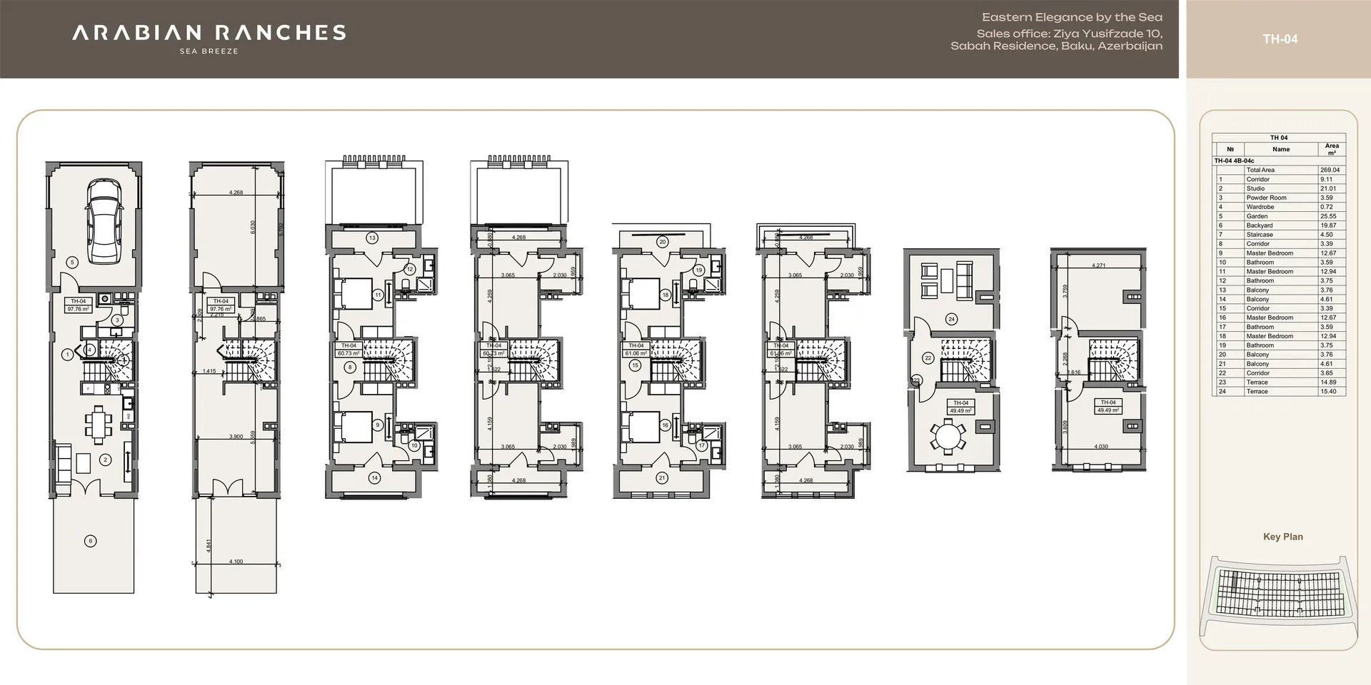 4 yatak odalı sıra ev — Sea Breeze, Bakü, Abşeron — 3/4