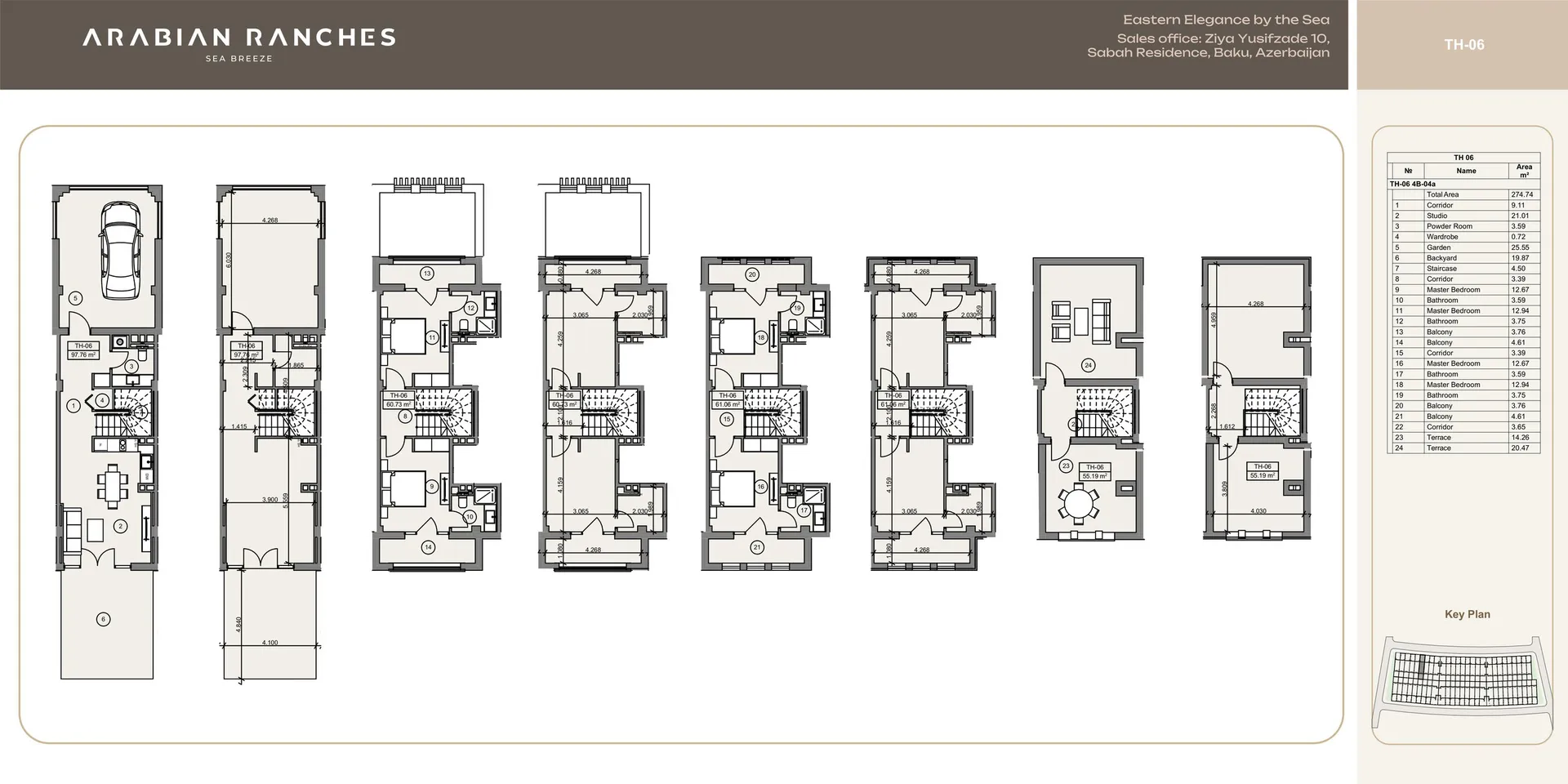 4 yatak odalı sıra ev — Sea Breeze, Bakü, Abşeron — 3/4