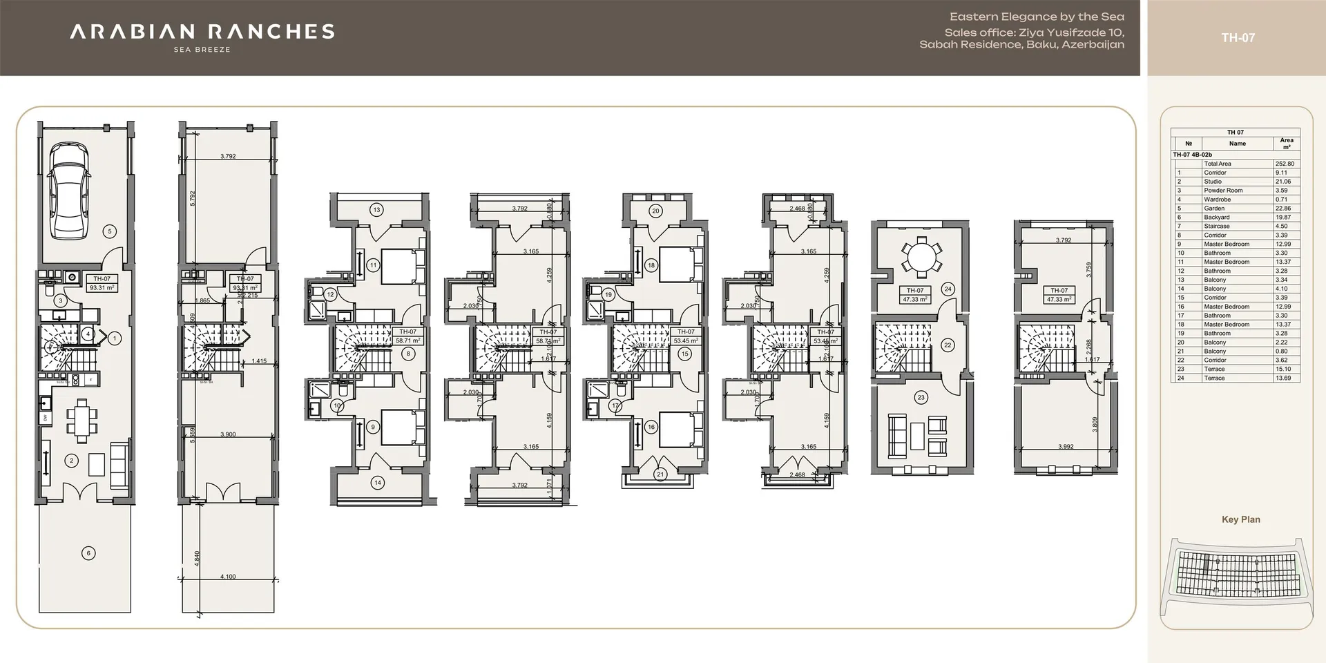 4 yatak odalı sıra ev — Sea Breeze, Bakü, Abşeron — 3/4