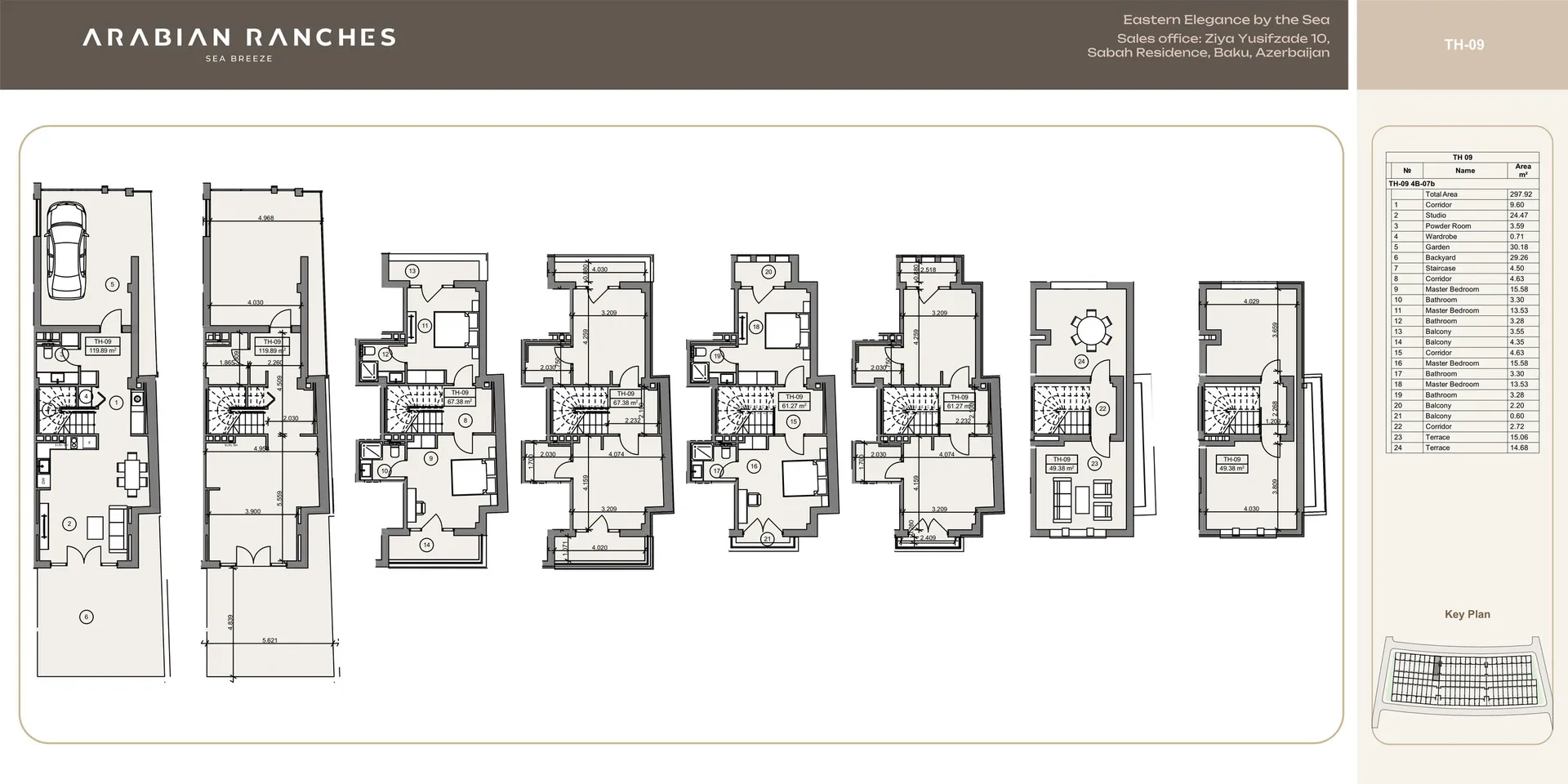 4 yatak odalı sıra ev — Sea Breeze, Bakü, Abşeron — 3/4