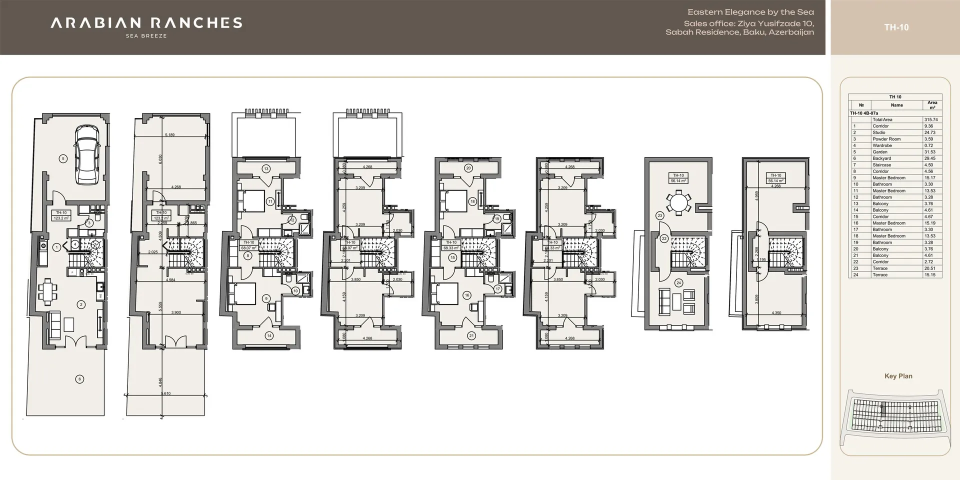4 yatak odalı sıra ev — Sea Breeze, Bakü, Abşeron — 3/4