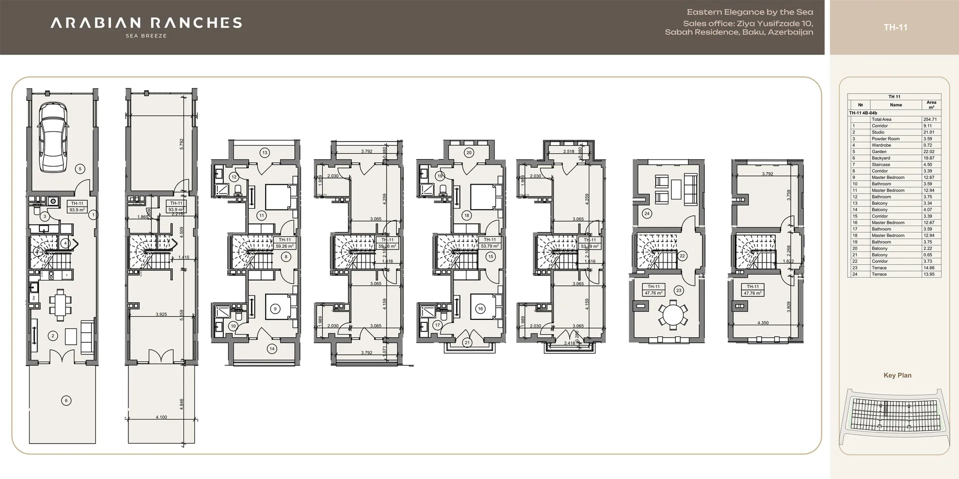 4 yatak odalı sıra ev — Sea Breeze, Bakü, Abşeron — 3/4