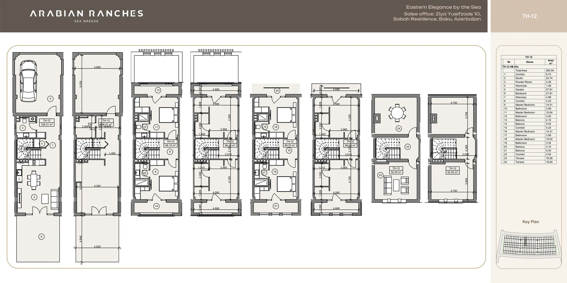 4 yatak odalı sıra ev — Sea Breeze, Bakü, Abşeron — 3/4