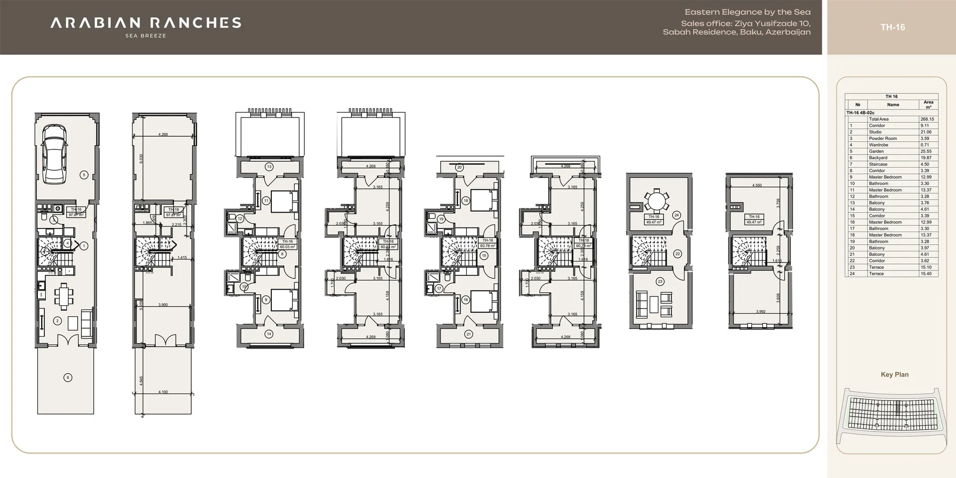 4 yatak odalı sıra ev — Sea Breeze, Bakü, Abşeron — 3/4