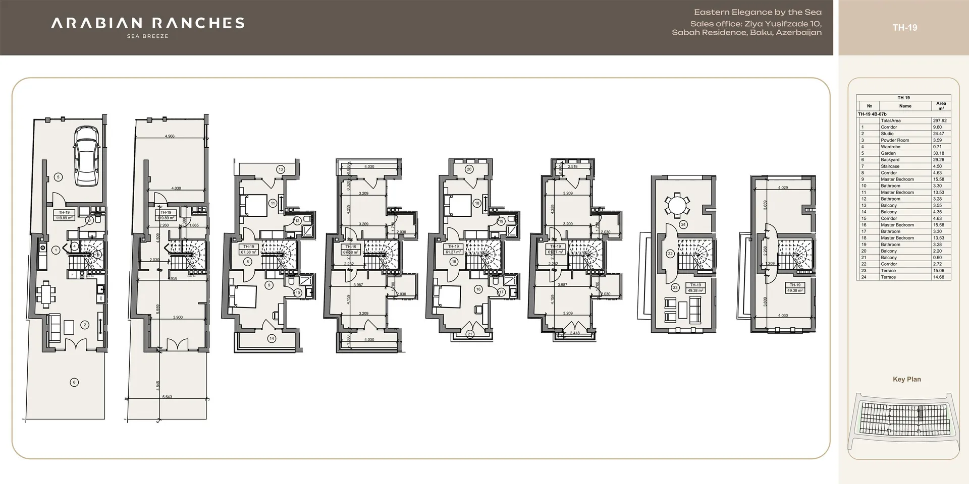 4 yatak odalı sıra ev — Sea Breeze, Bakü, Abşeron — 3/4