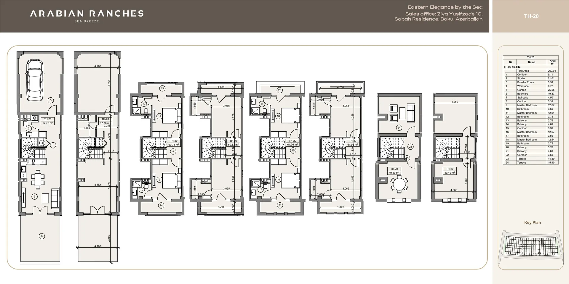 4 yatak odalı sıra ev — Sea Breeze, Bakü, Abşeron — 3/4