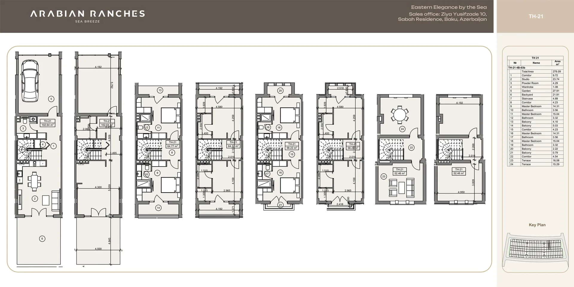 4 yatak odalı sıra ev — Sea Breeze, Bakü, Abşeron — 3/4