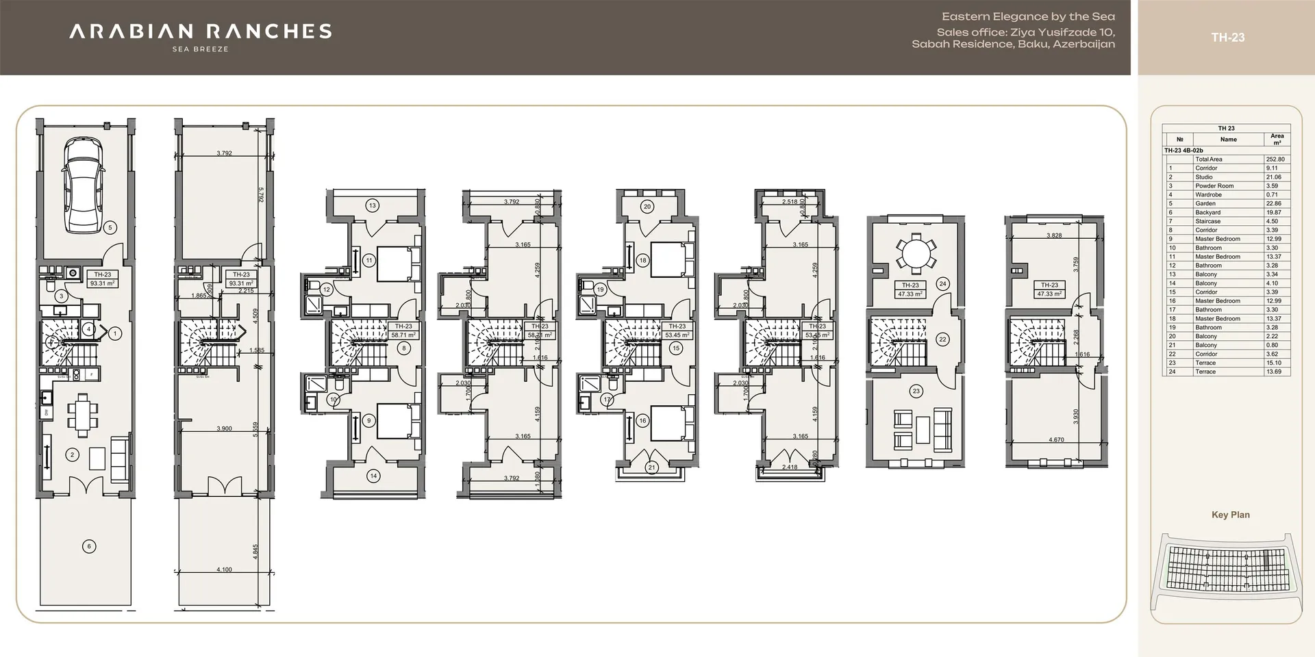 4 yatak odalı sıra ev — Sea Breeze, Bakü, Abşeron — 3/4