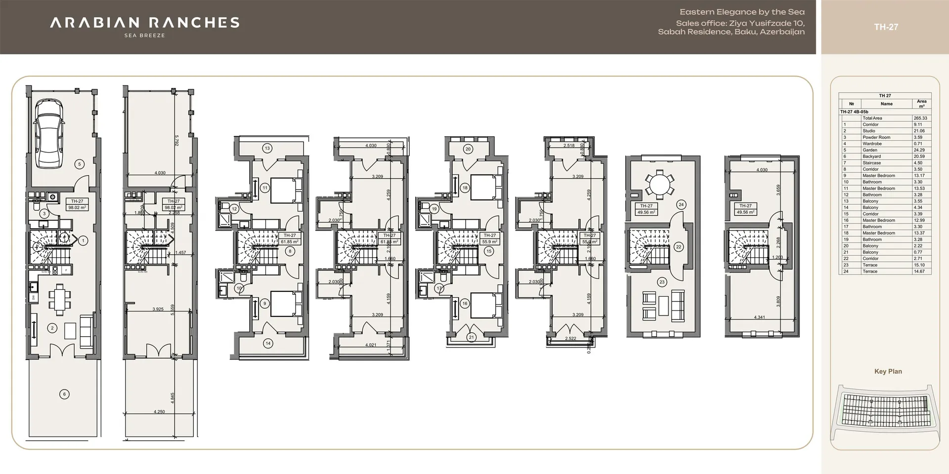 4 yatak odalı sıra ev — Sea Breeze, Bakü, Abşeron — 3/4