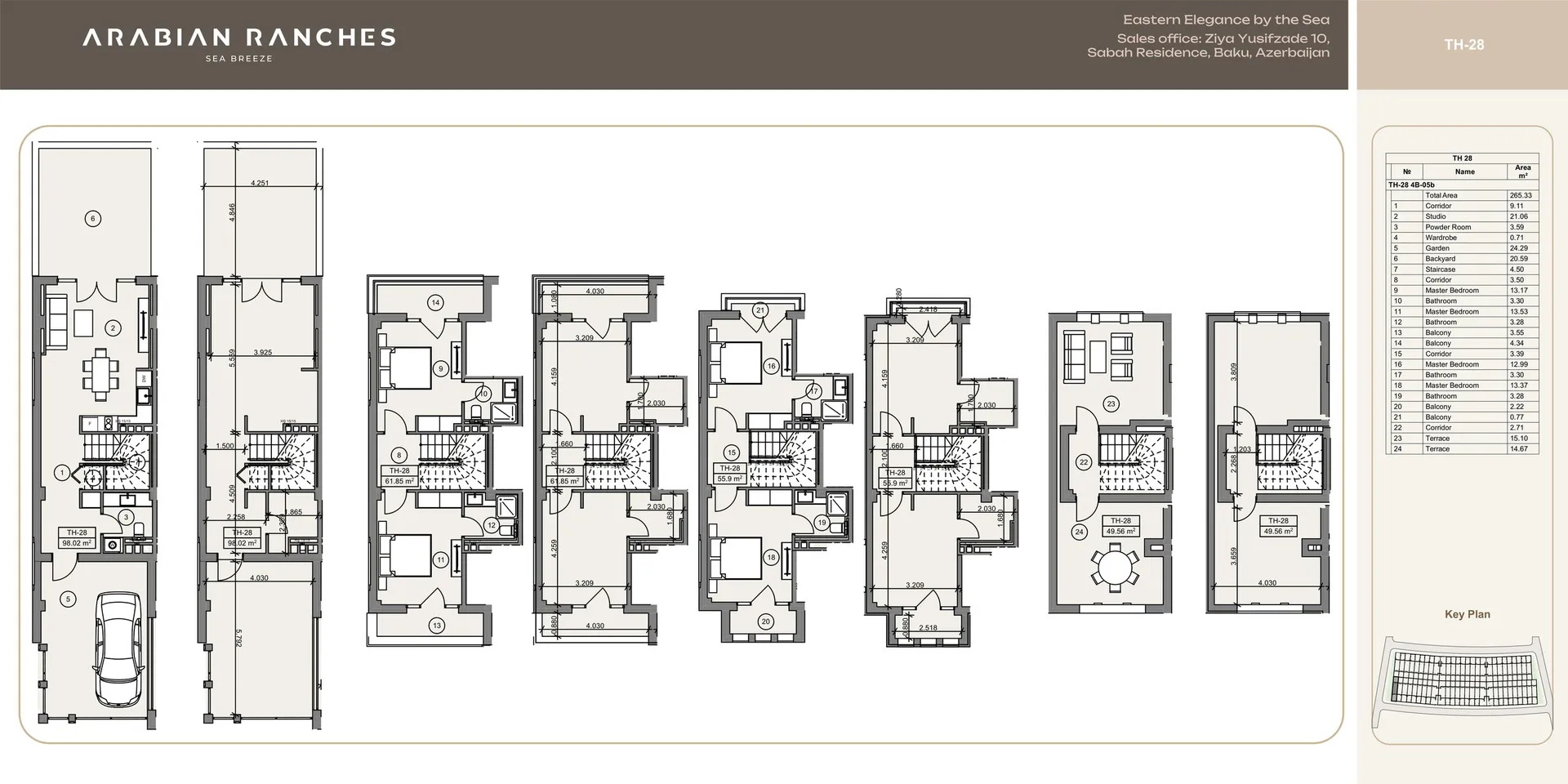 4 yatak odalı sıra ev — Sea Breeze, Bakü, Abşeron — 3/4