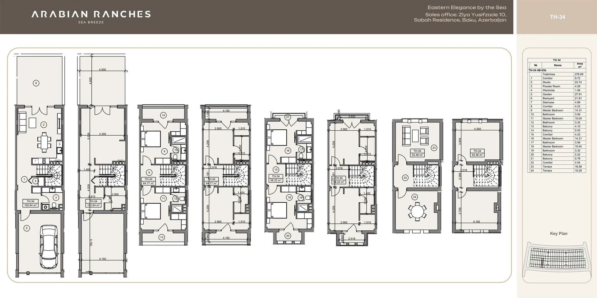 4 yatak odalı sıra ev — Sea Breeze, Bakü, Abşeron — 3/4