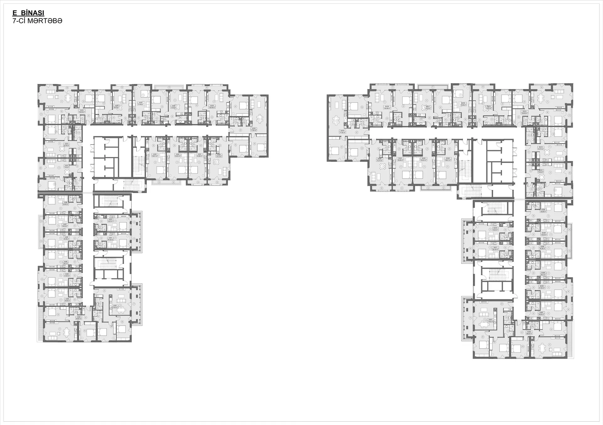 1 yatak odalı daire — Sea Breeze, Bakü, Abşeron — 3/3