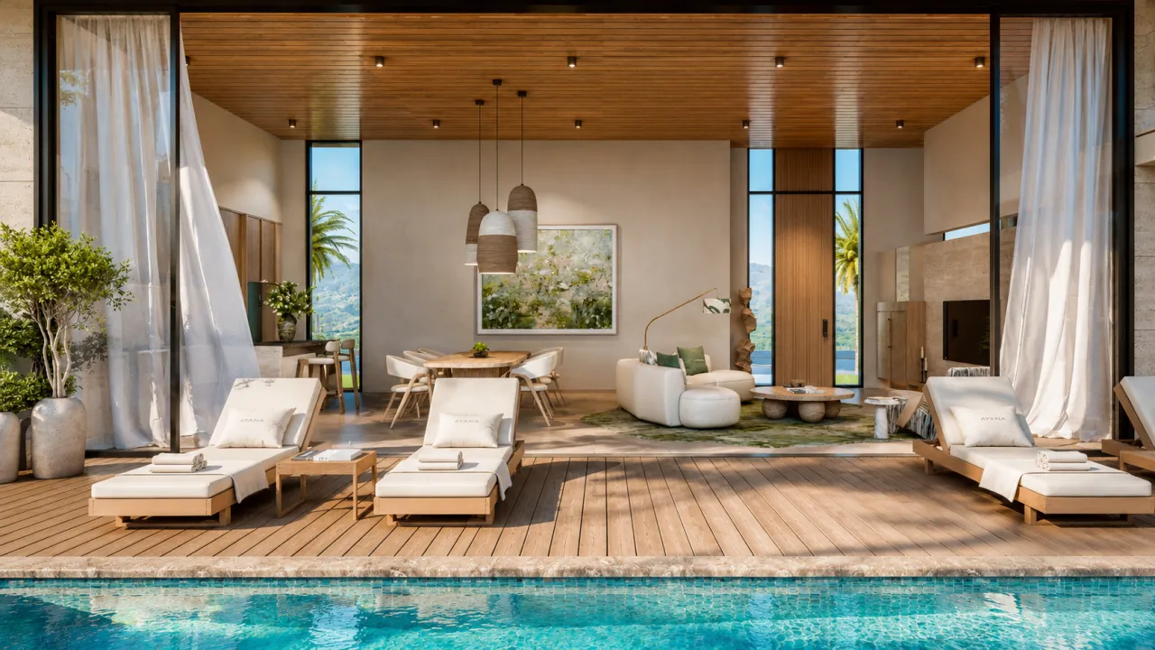 Villas with mountain views in the center of Phuket, 3 bedrooms, 355.4 m²