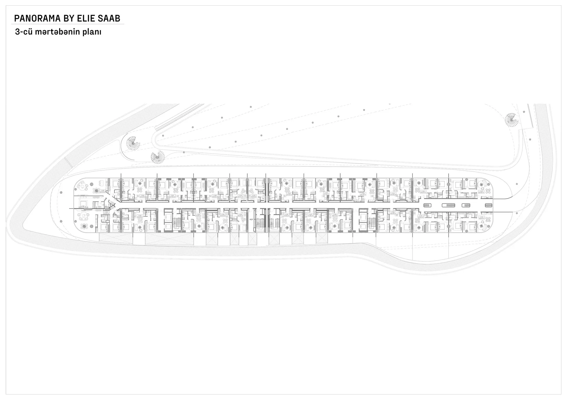 2 yatak odalı daire — Sea Breeze, Bakü, Abşeron — 3/3