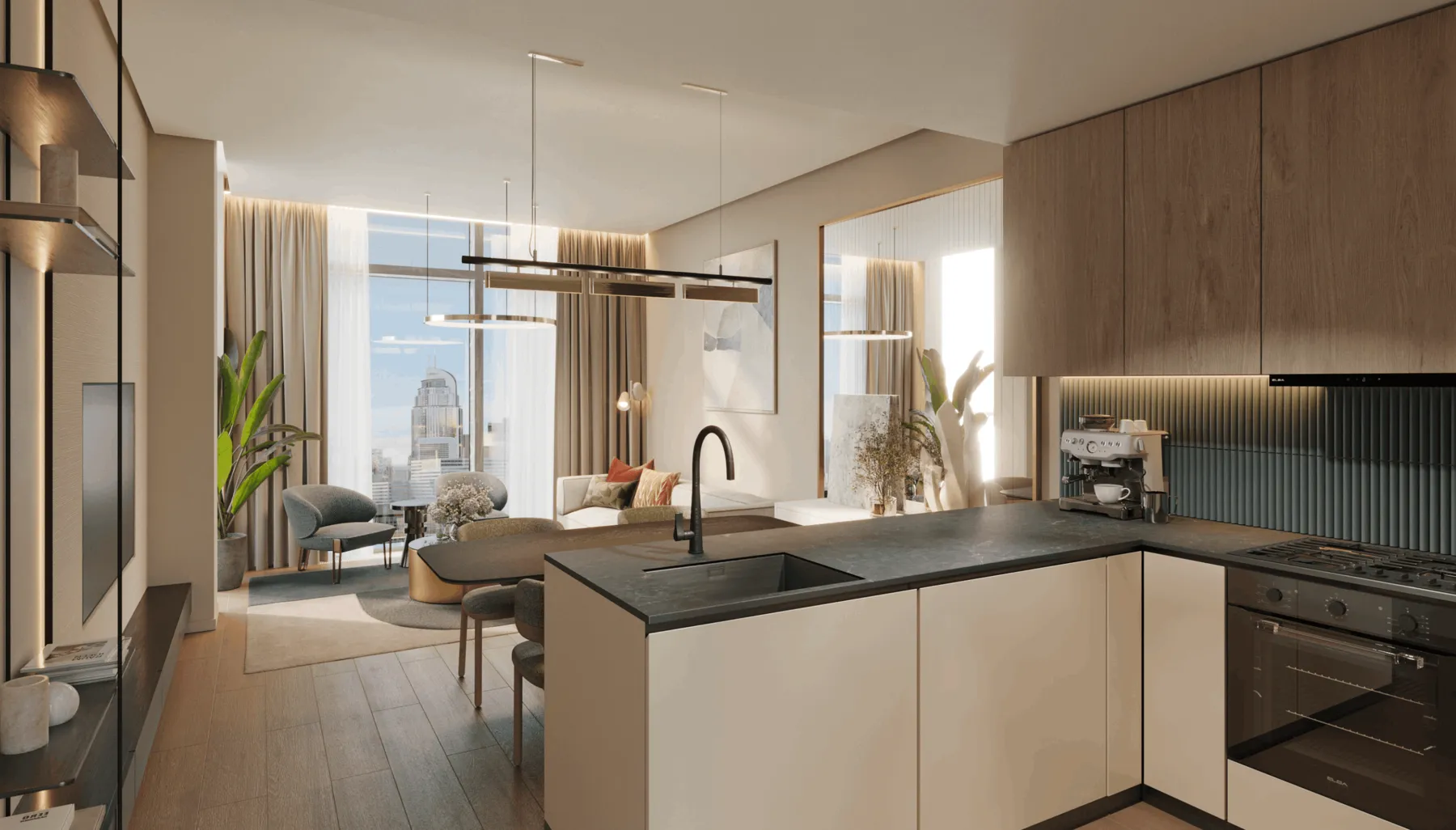1 yatak odalı daire — Jumeirah Garden City, Dubai — 2/9