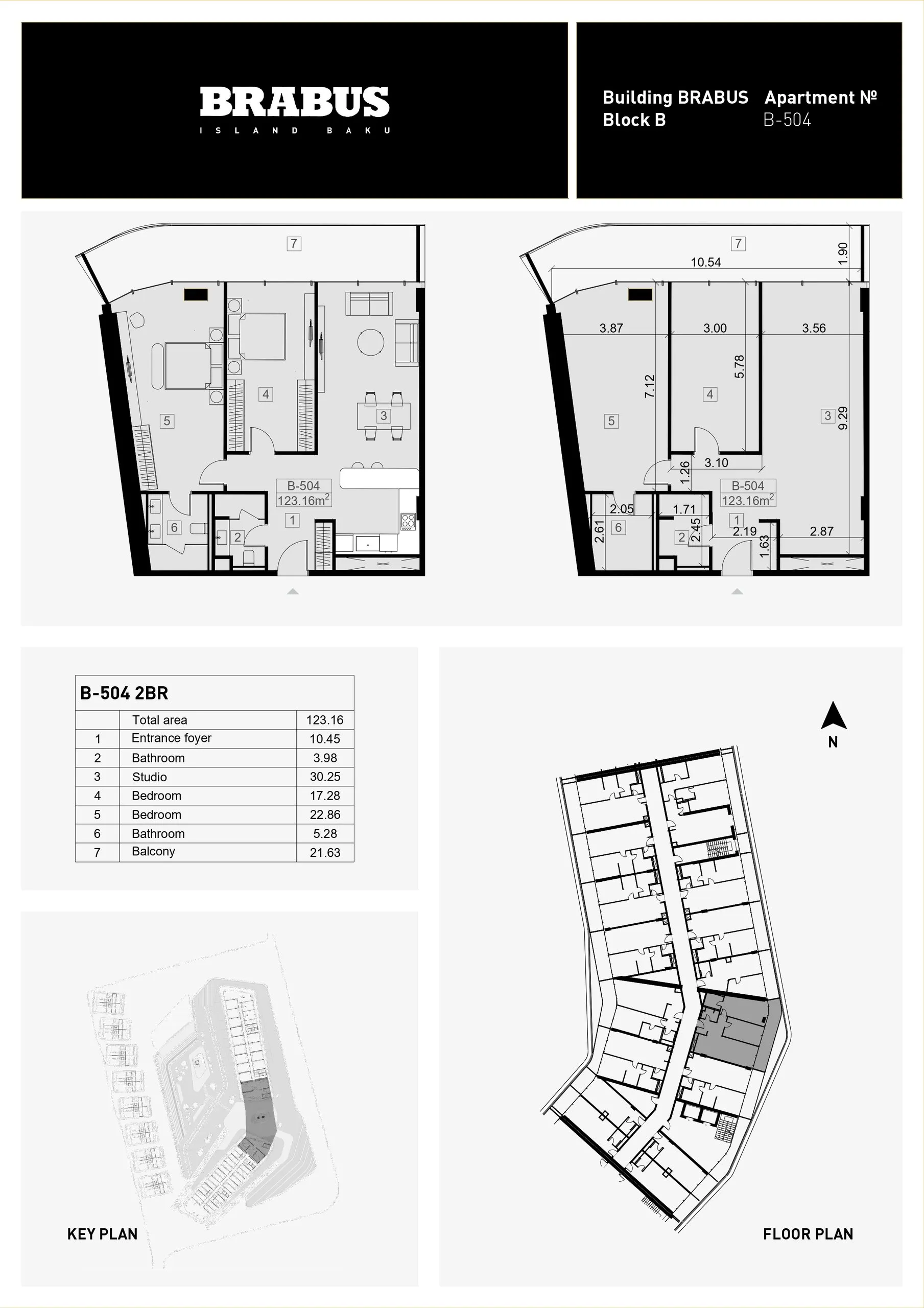 2 yatak odalı daire — Sea Breeze, Bakü, Abşeron — 3/4