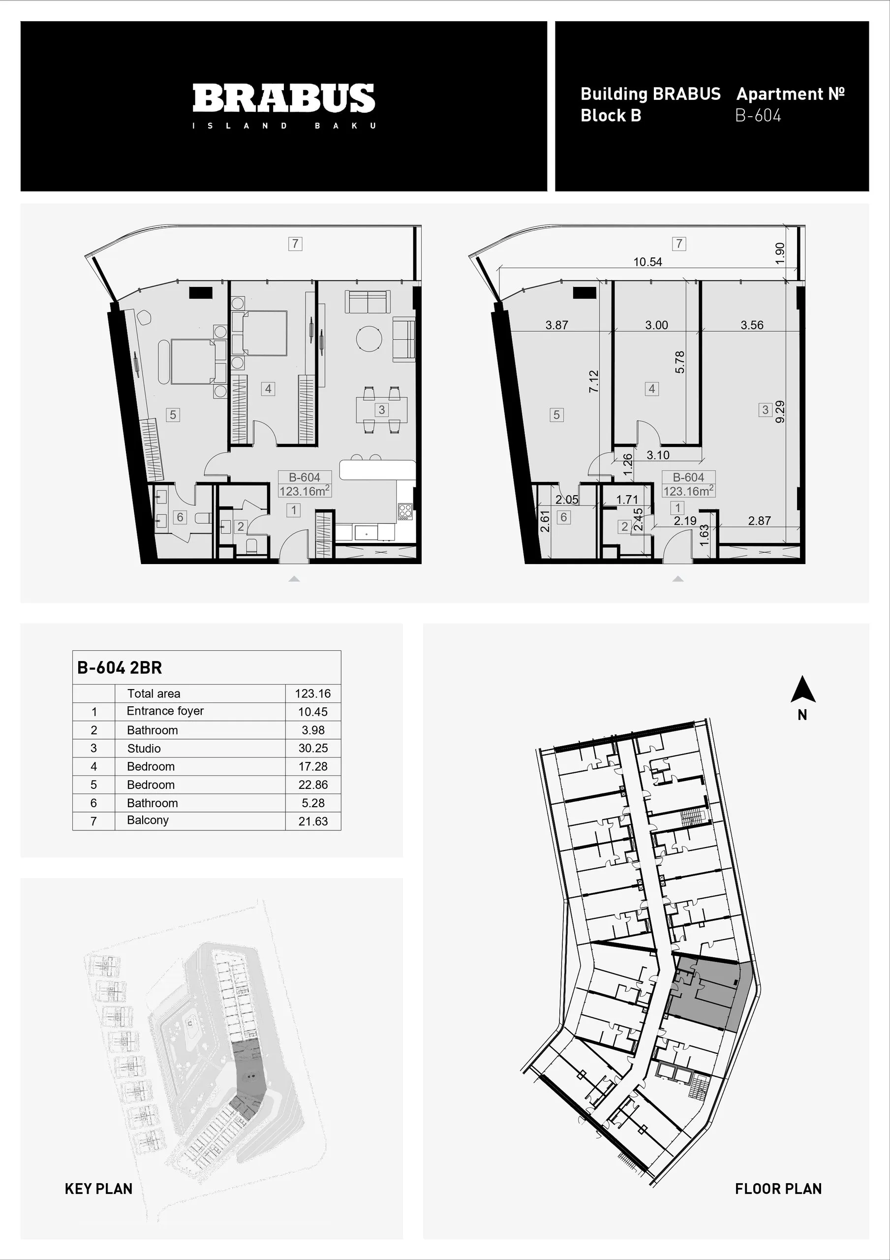 2 yatak odalı daire — Sea Breeze, Bakü, Abşeron — 3/4
