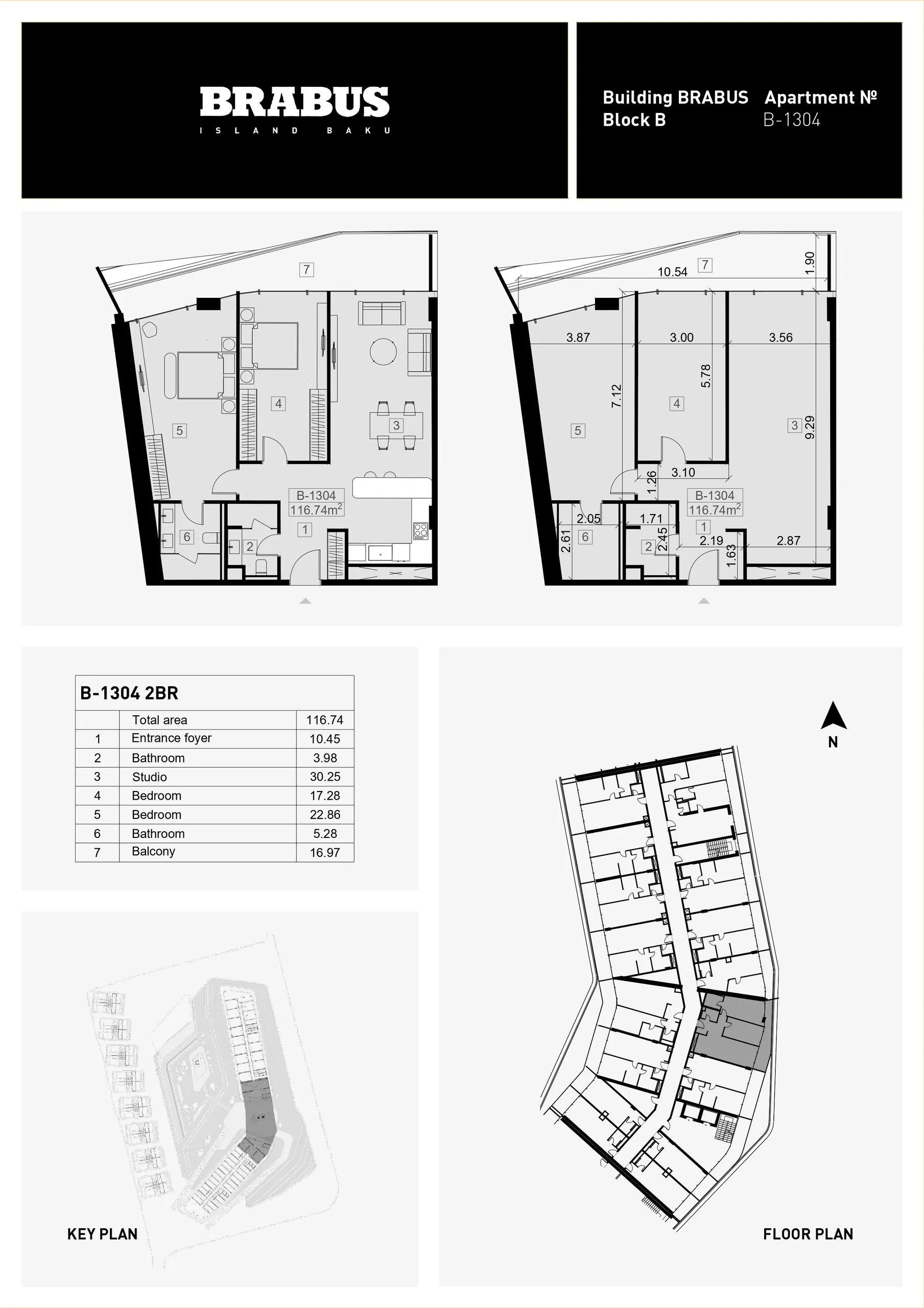 2 yatak odalı daire — Sea Breeze, Bakü, Abşeron — 3/4