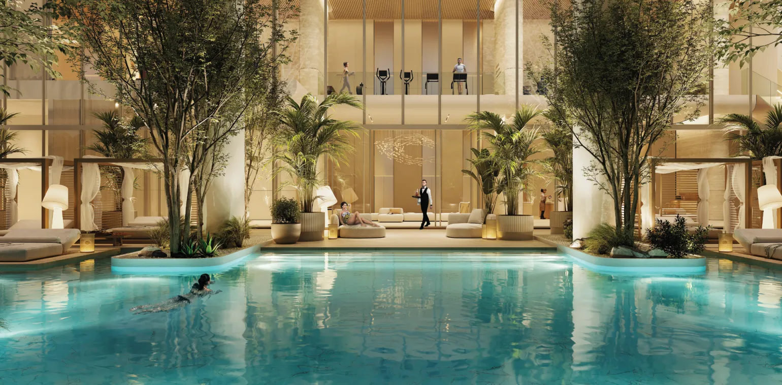 Exclusief wooncomplex The Chedi Private Residences in Al Barsha in het hart van de stad, 2 slaapkamers, 325 m²