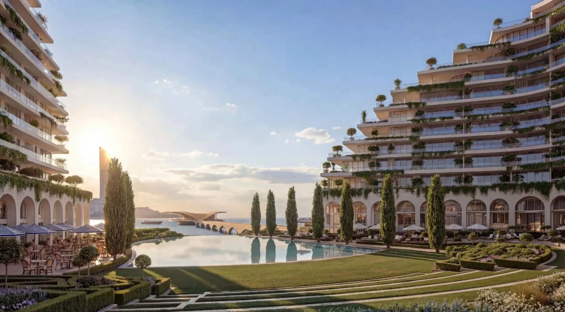 Le Château: kusteigendom in Ras Al Khaimah in de geest van de “kunst van het leven”!, 2 slaapkamers, 118 m²