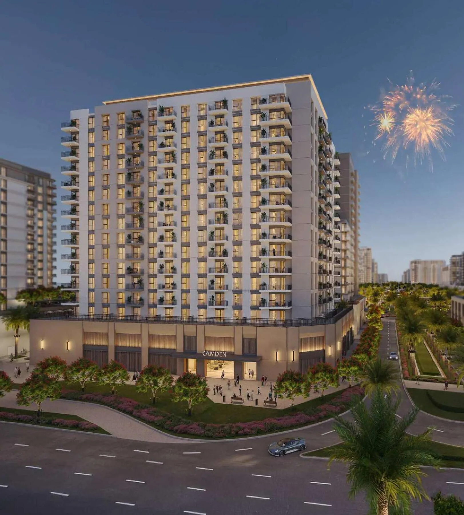 Appartementen in het nieuwe wooncomplex Camden in de wijk Town Square! Volledige gezinsinfrastructuur! Centraal Park, 1 slaapkamers, 62 m²