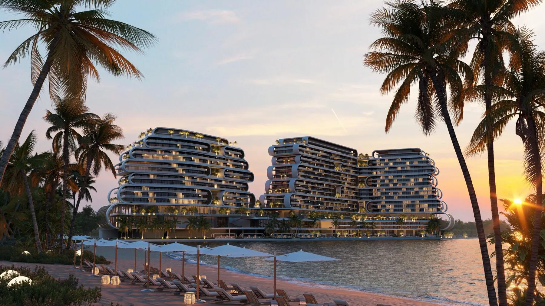 Appartementen in het iconische wooncomplex Marriot Resort & Residences! Hoog investeringsrendement (ROI - 12,7% in $)! Inkomsten uit wederverkoop - 43%! Volledig ingericht! Prachtig panoramisch zeezicht!, 1 slaapkamers, 89 m²