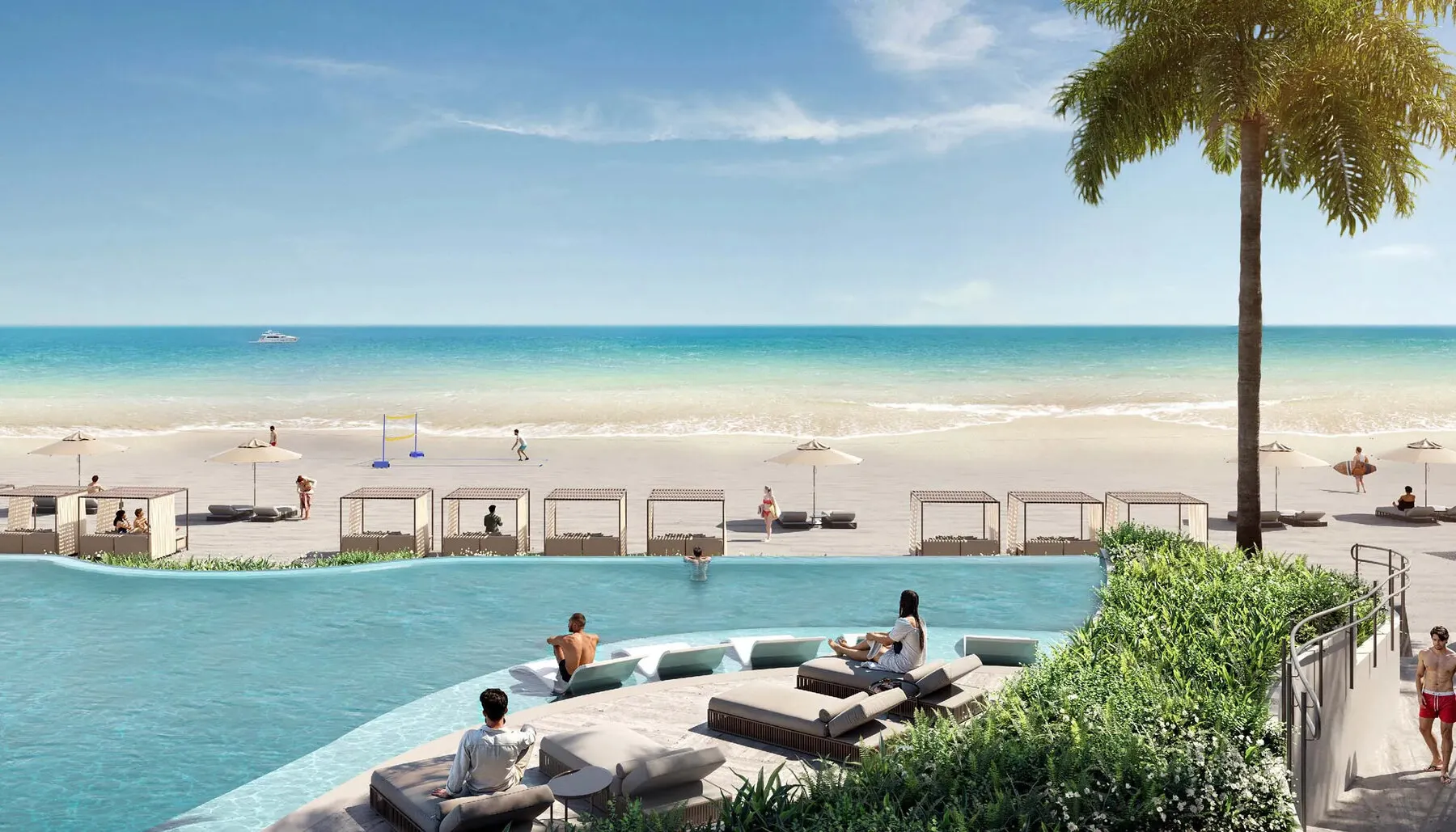 Prachtig appartement in het wooncomplex La Mer van ELIE SAAB Residences in Ras-e, 3 slaapkamers, 224 m²