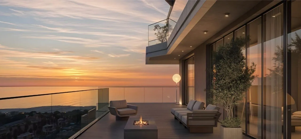 Modern appartement in het woonproject SKAI in de wijk Mina Al Arab in Ras Al Haya, 1 slaapkamers, 59 m²