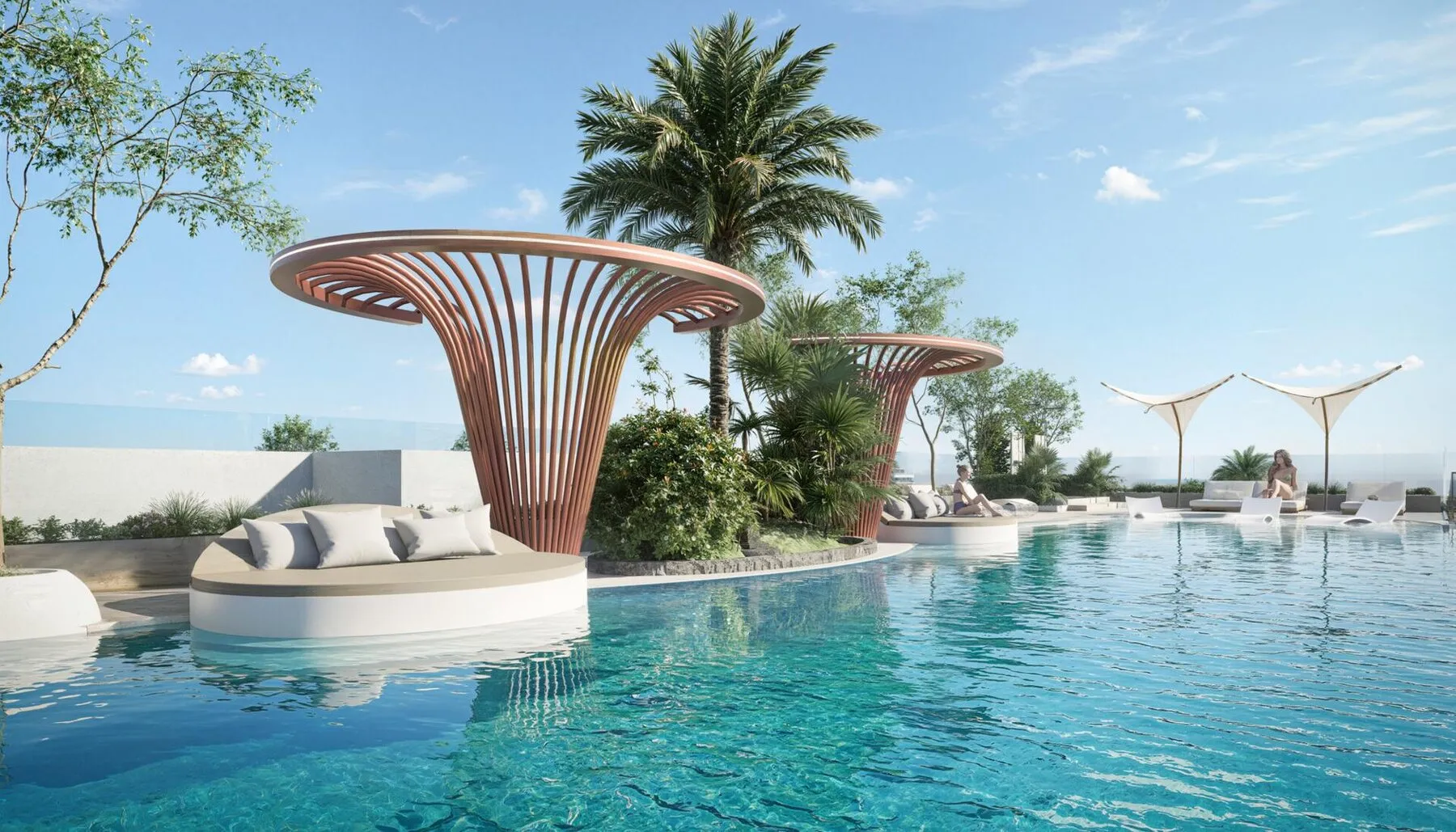 Vastgoed in Dubai Zuid, 1 slaapkamer, 66 m²