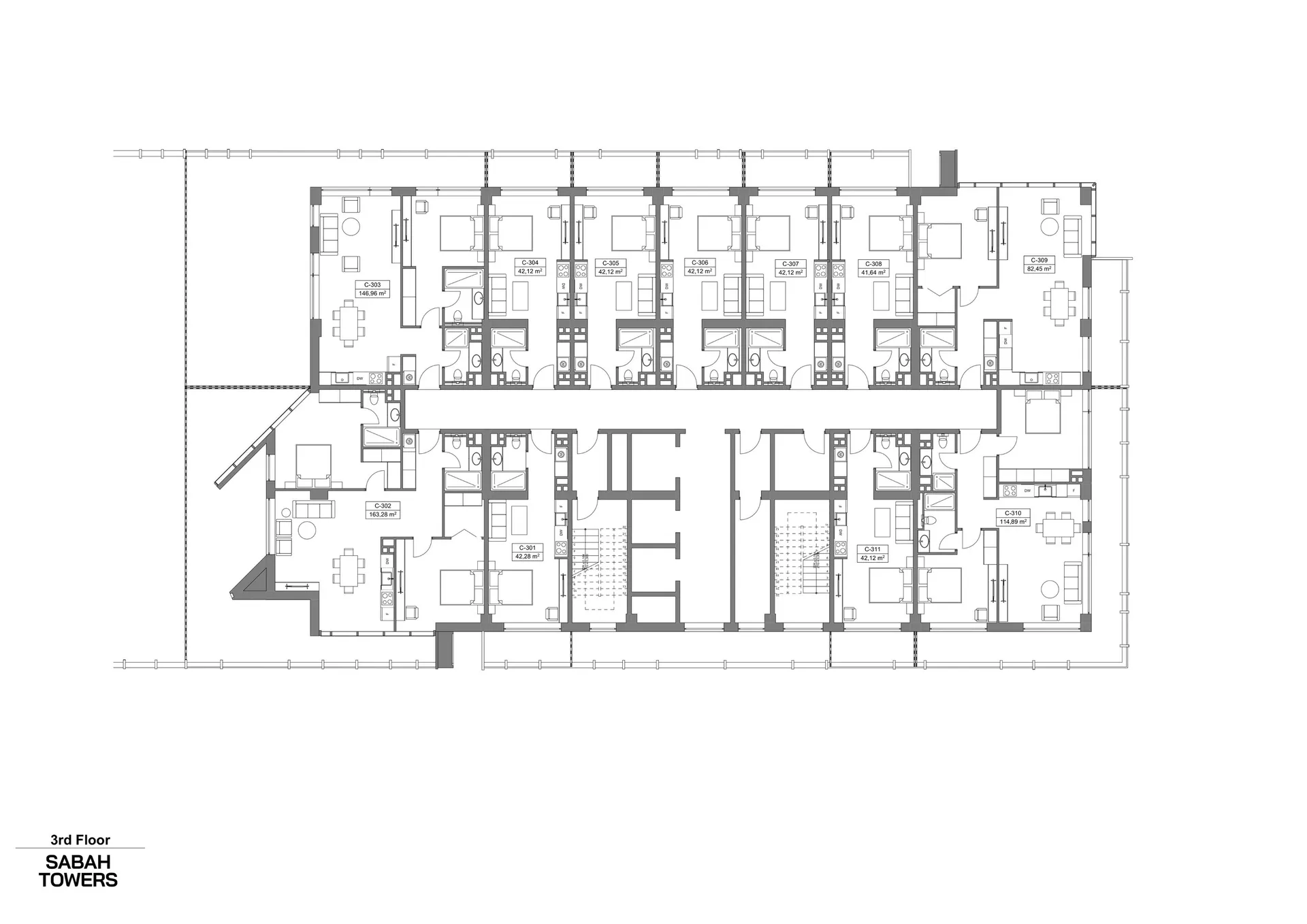 Stüdyo daire — Sea Breeze, Bakü, Abşeron — 3/3