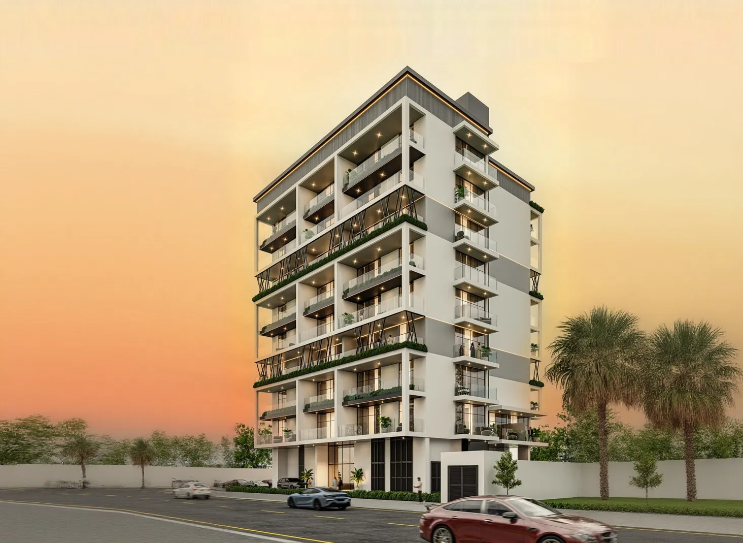 2 yatak odalı daire — Dubai Land — 17/18