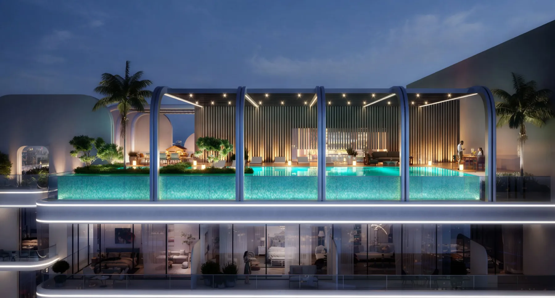 2 yatak odalı daire — Dubai Land — 17/20