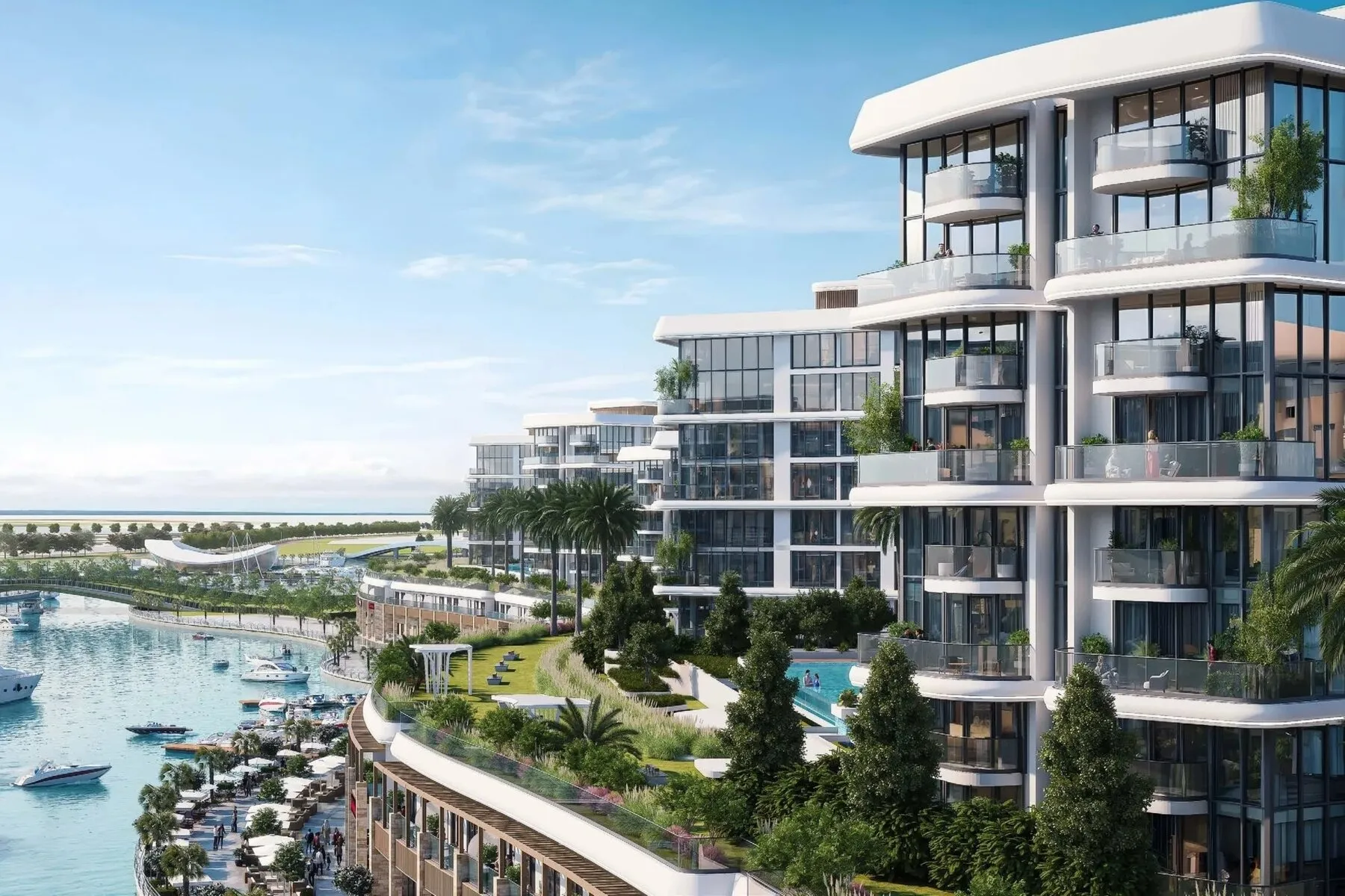 Appartement in het luxe wooncomplex Starline Beach Residences op het eiland Sin, 3 slaapkamers, 188 m²