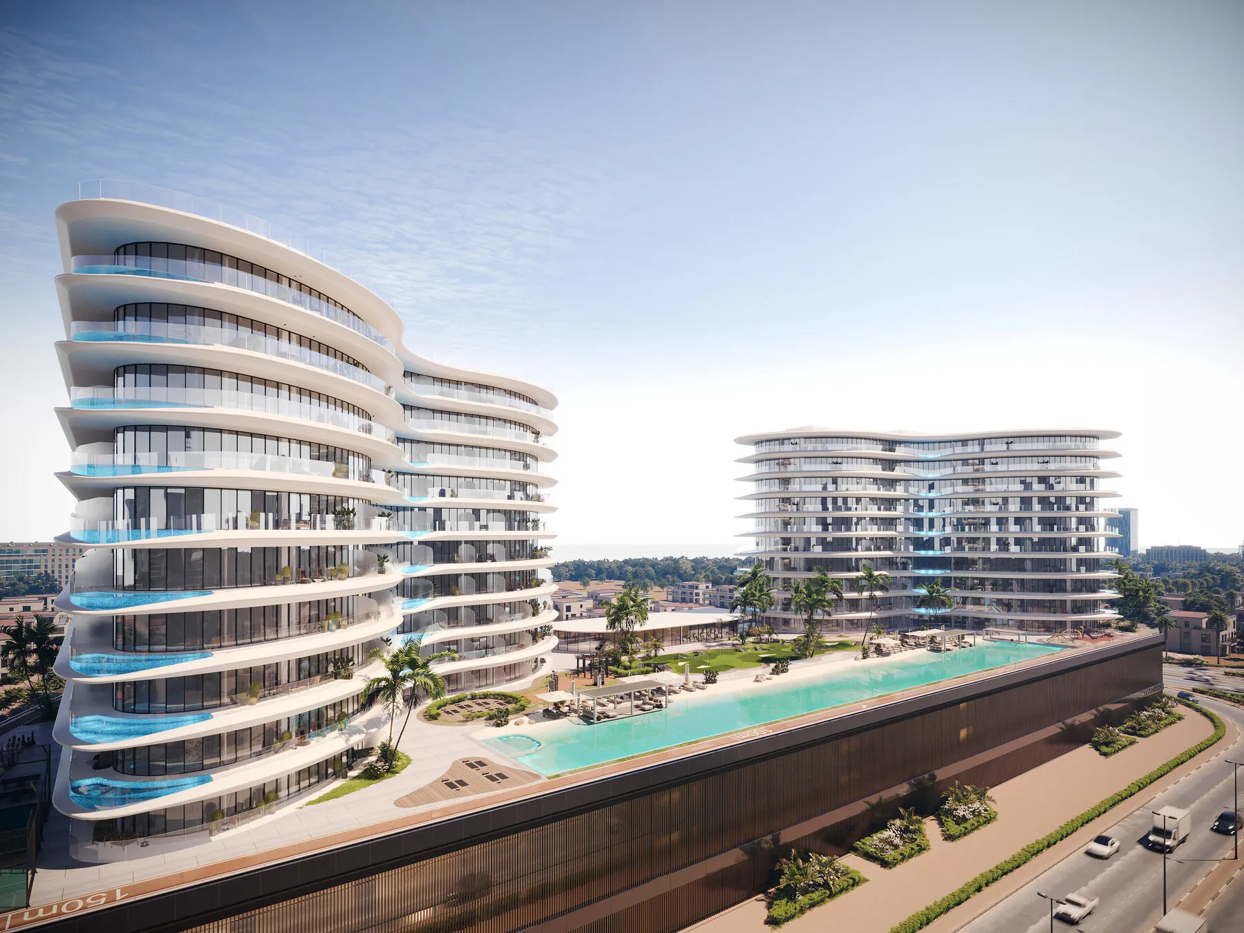 Trussardi Residences 2 appartementen in de wijk Al Furjan! Appartement volledig gemeubileerd, 1 slaapkamer, 83 m²