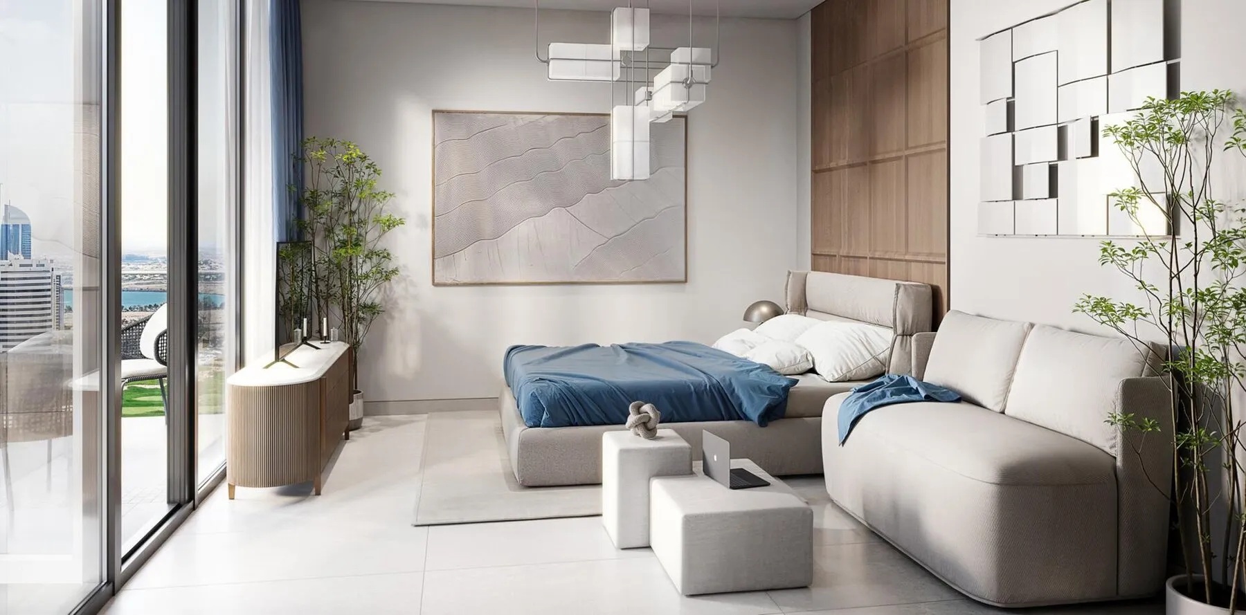 1 yatak odalı daire — Dubai Sports City — 3/19