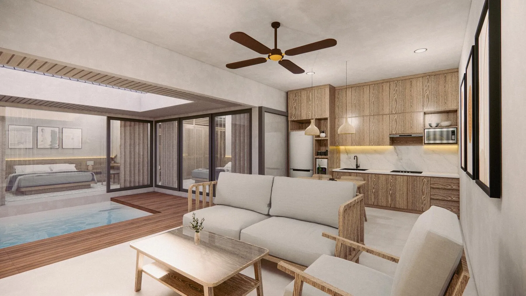 Villa de 1 dormitorio en venta en Jimbarán, Bali — 3/12