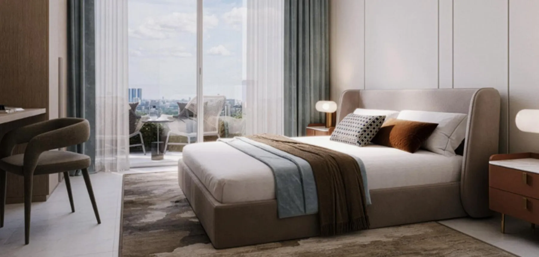 2 yatak odalı çatı katı — Al Jaddaf, Dubai — 2/8