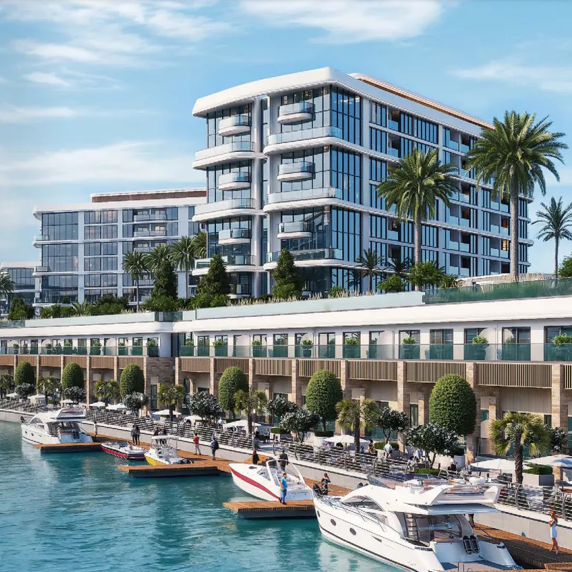 Appartementen in het Bayfront Marina Residences-project op het eiland Siniya! Ontwikkelde infrastructuur, 1 slaapkamers, 47 m²