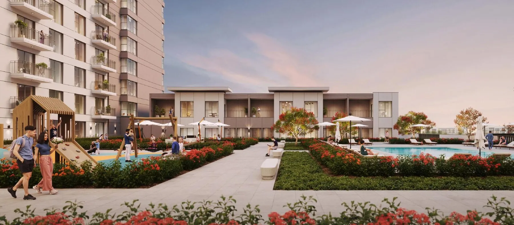 1 yatak odalı daire — Town Square, Dubai — 6/12