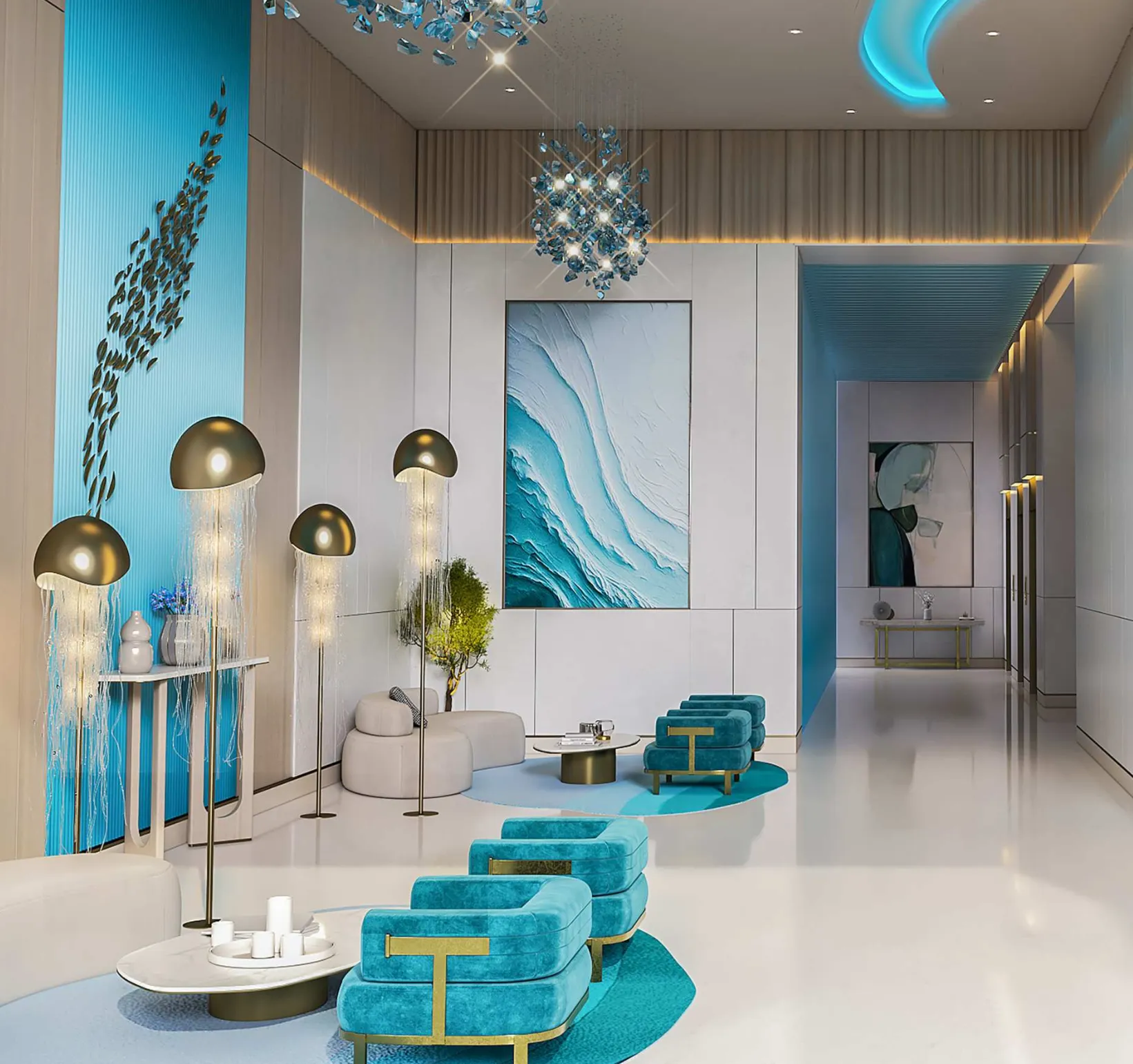 1 yatak odalı daire — Dubai Islands — 8/18