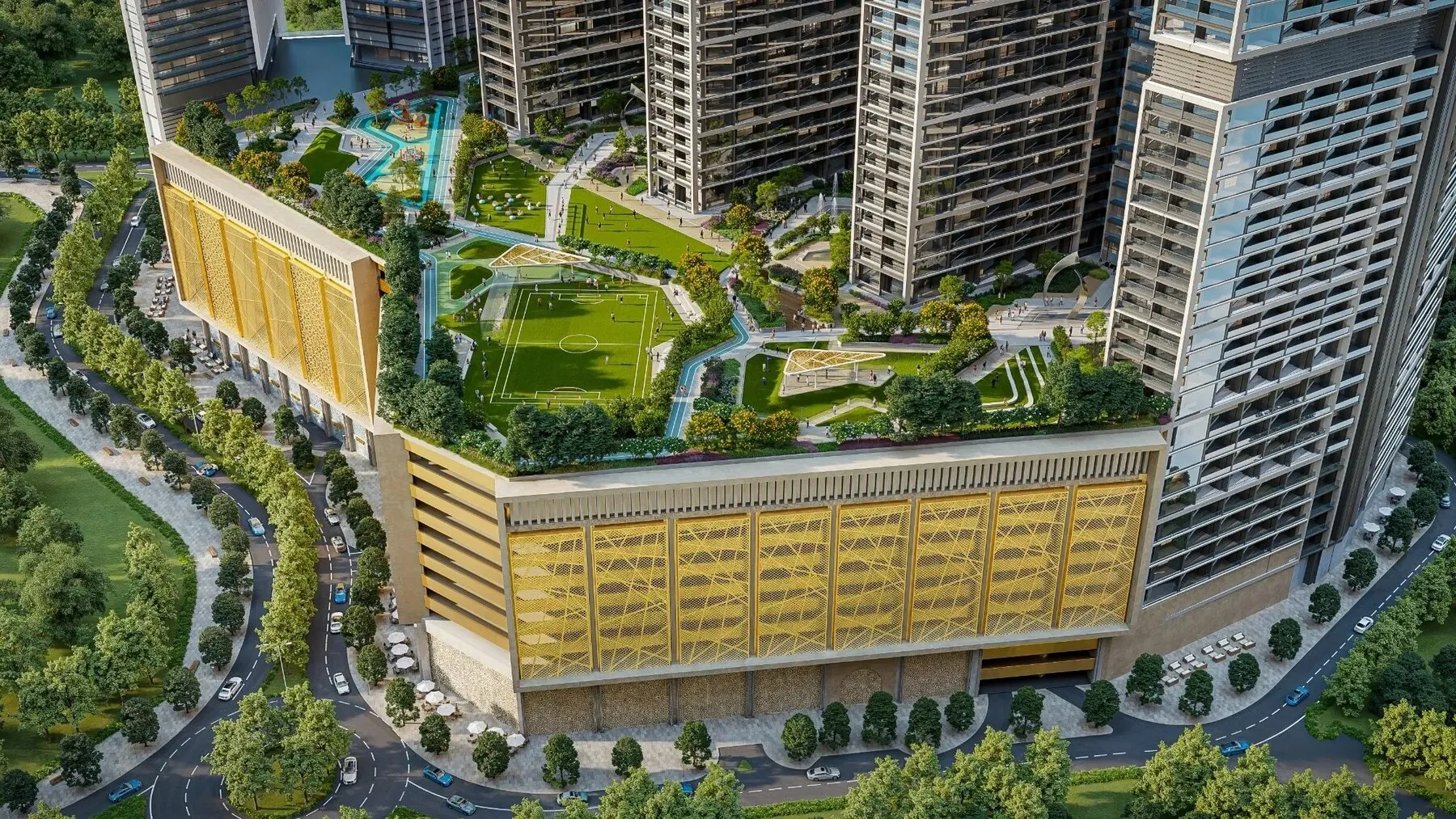 Premium appartement in het Horizon at Sobha Central-project in het hart van Ra, 2 slaapkamers, 87 m²