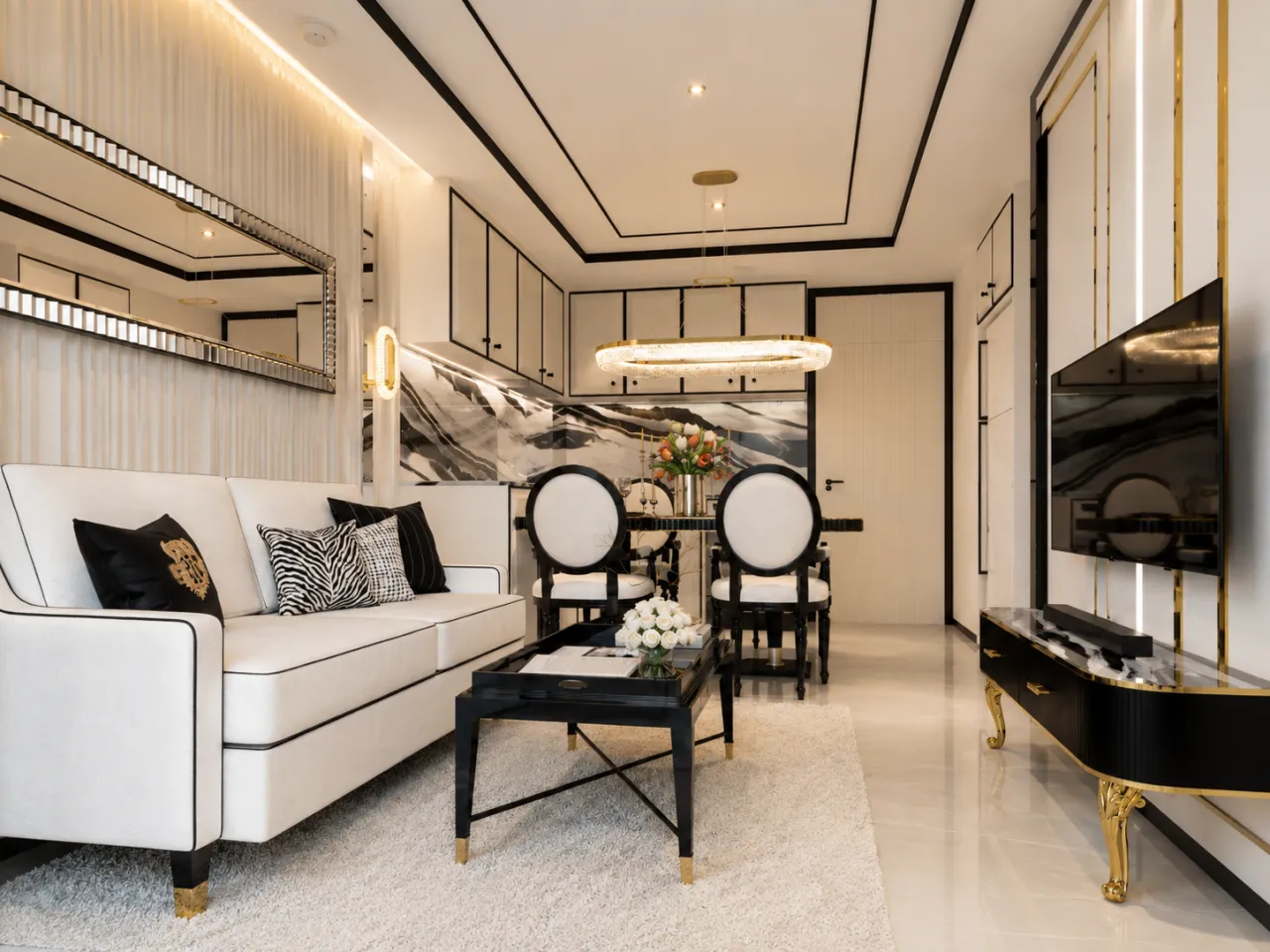 Appartement in Ambassade Pattaya, 2 slaapkamers, 51 m²