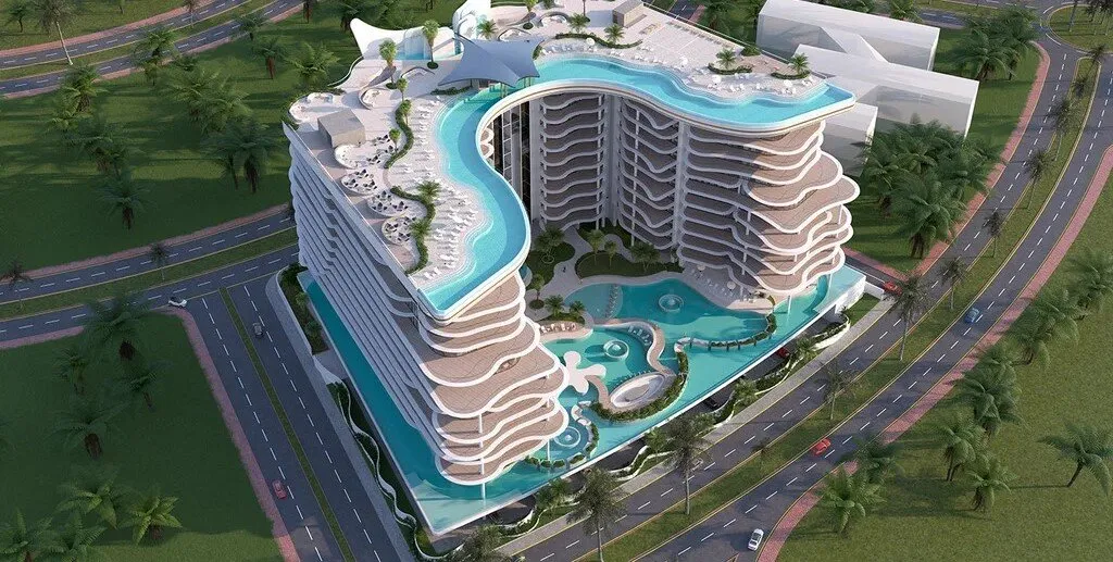 Premium wooncomplex Manta Bay op het eiland Al Marjan in Ras Al Khaimah! Appartementen voor het leven en investeringen! Huurinkomsten - vanaf 6%! Volledig ingerichte appartementen! Rentevrije termijnen!, 1 slaapkamers, 88 m²