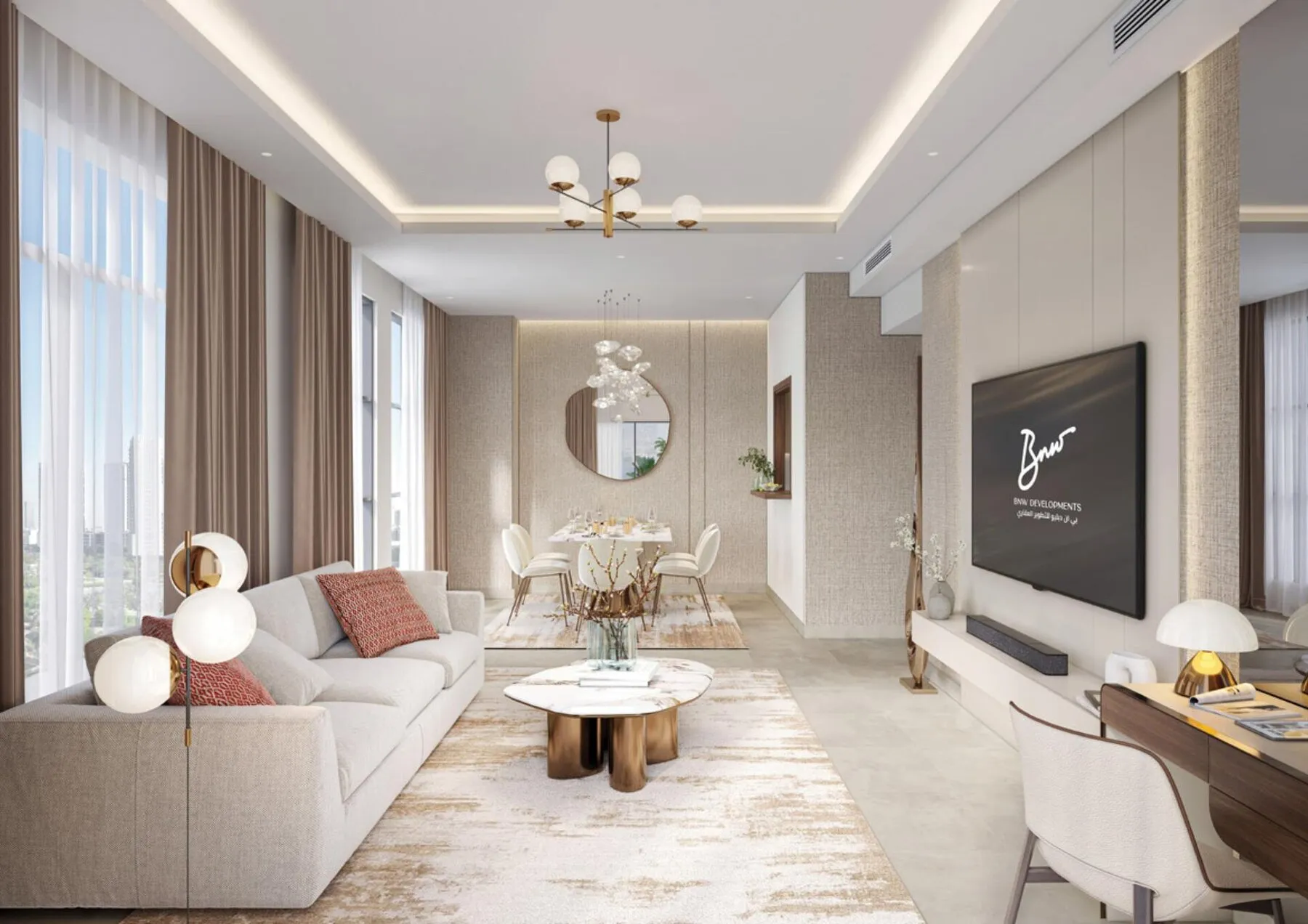 2 yatak odalı daire — Al Jaddaf, Dubai — 3/20