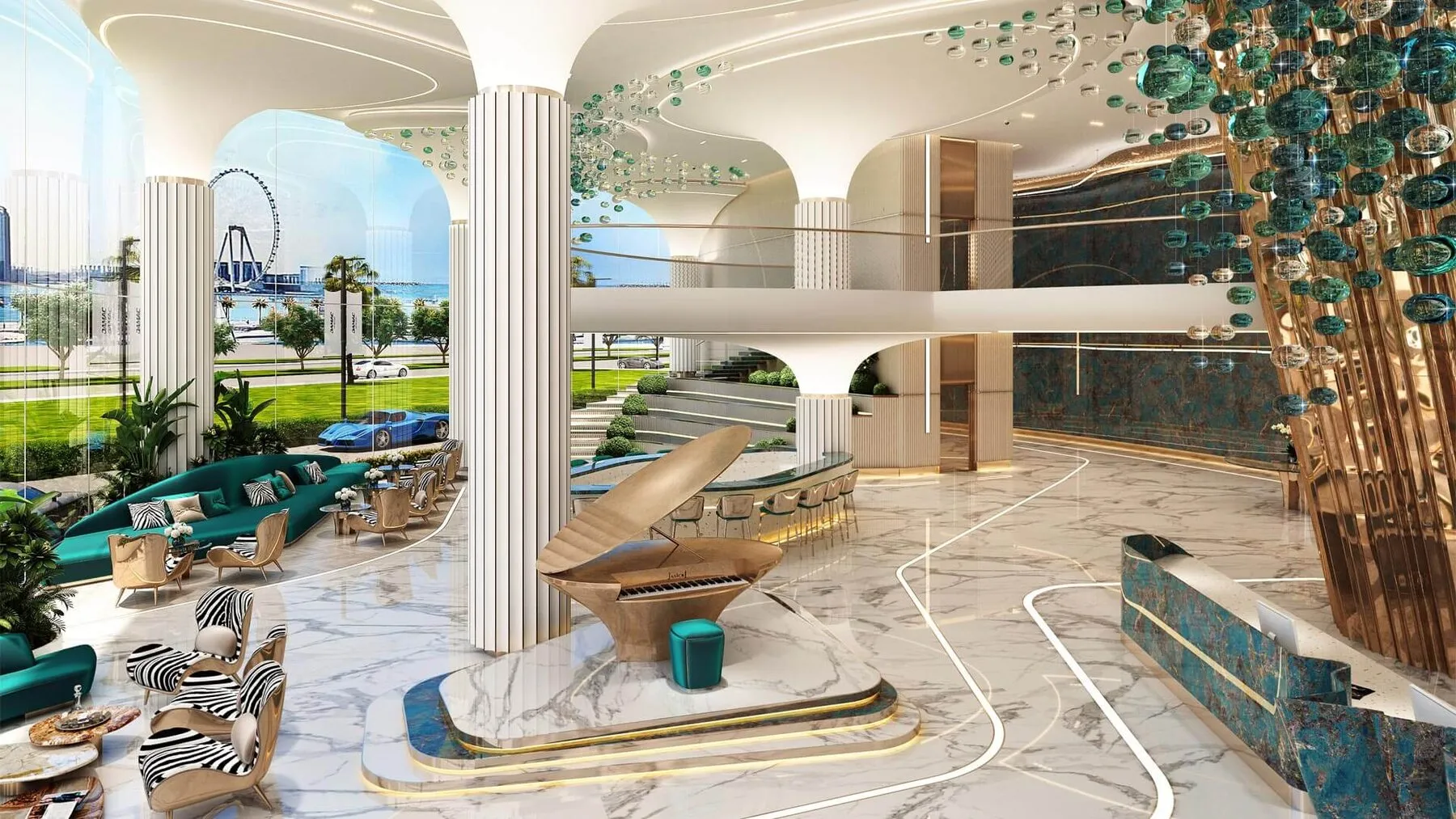 1 yatak odalı daire — Dubai Marina — 7/17