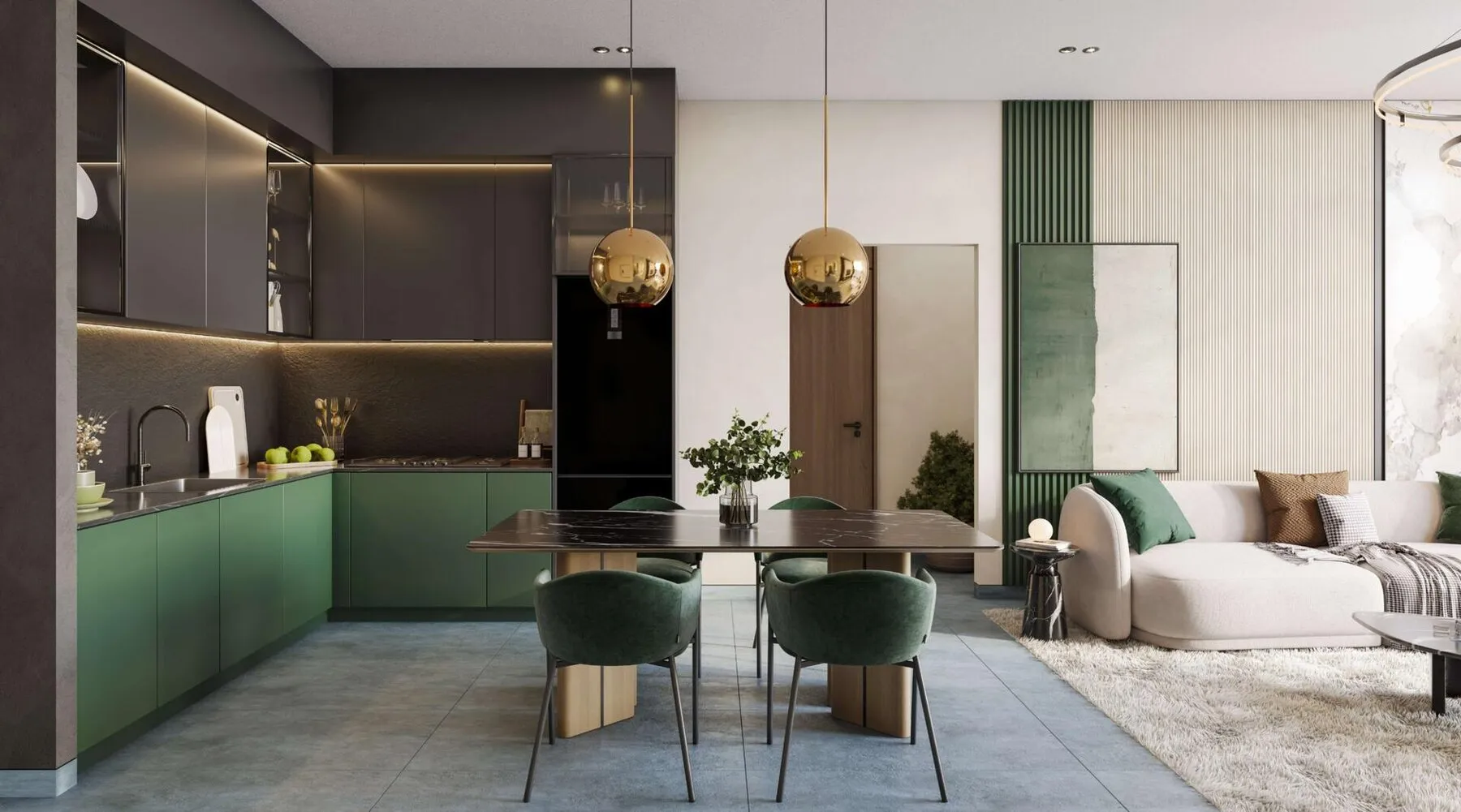 1 yatak odalı daire — Saih Shuaib 2, Dubai — 5/20