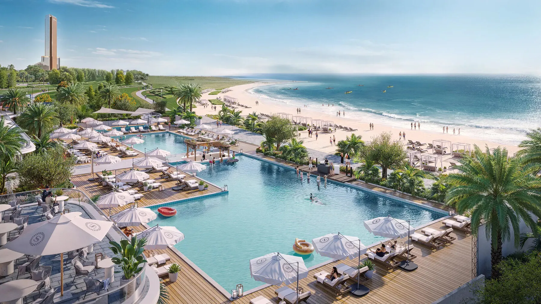 De residenties van het Sheraton Al Marjan Island Resort, 1 slaapkamer, 97 m²
