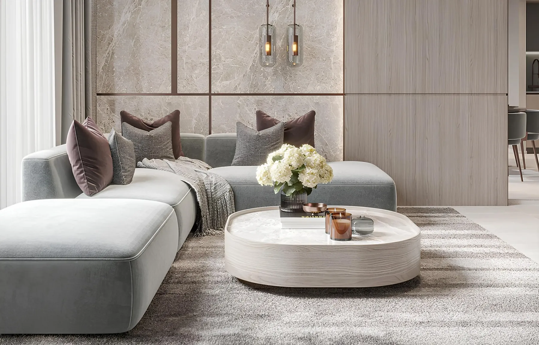 Floarea Breeze, 2 slaapkamers, 117 m²